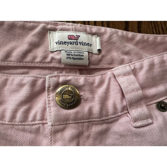 Vineyard Vines Women’s‎ Skinny 5 Pocket Denim Jeans Light Pink Size 4 EUC - Picture 9 of 13